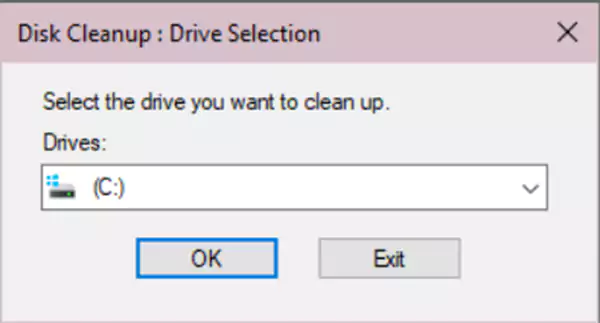 Perform disk cleanup