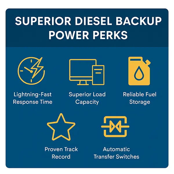Superior Diesel Backup Power Perks