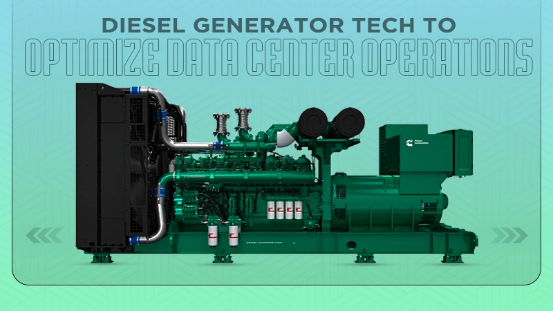diesel generator tech to optimize data center operations