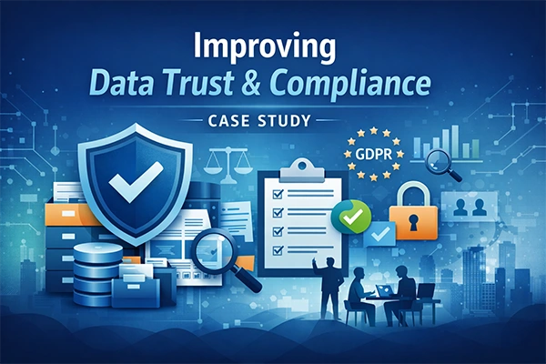 improving data trust and compliance case study. 