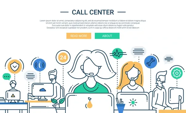 Call centers offer  service