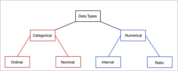 Four types of data