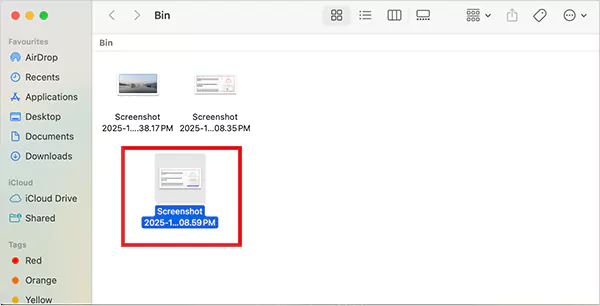 Choose the file you want