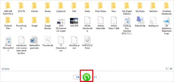 Click on the Restore button