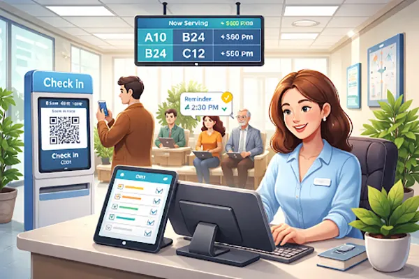 Efficient healthcare waiting room experience with the help of smart appointment scheduling software