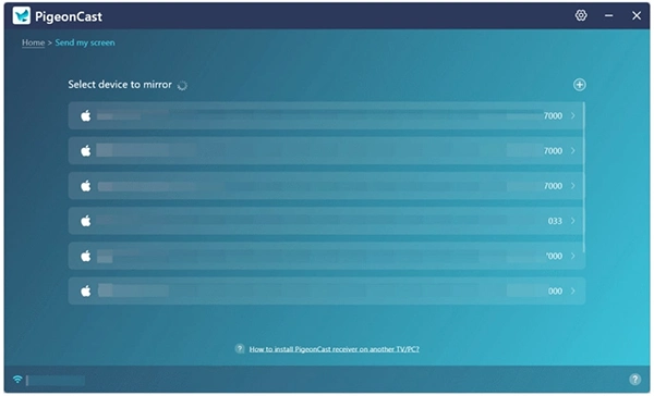 PigeonCast detects several devices
