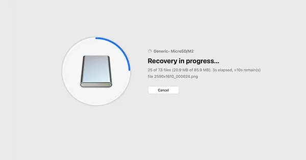 Recovery in progresss