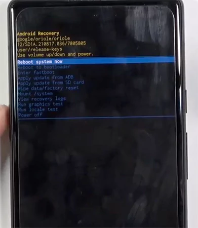 Recovery mode on Pixel