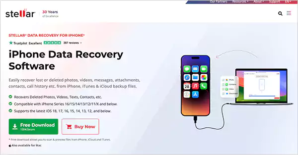 Stellar data recovery