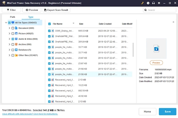 MiniTool Power Data Recovery