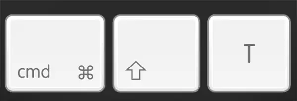 Press Cmd Ctrl Shift T