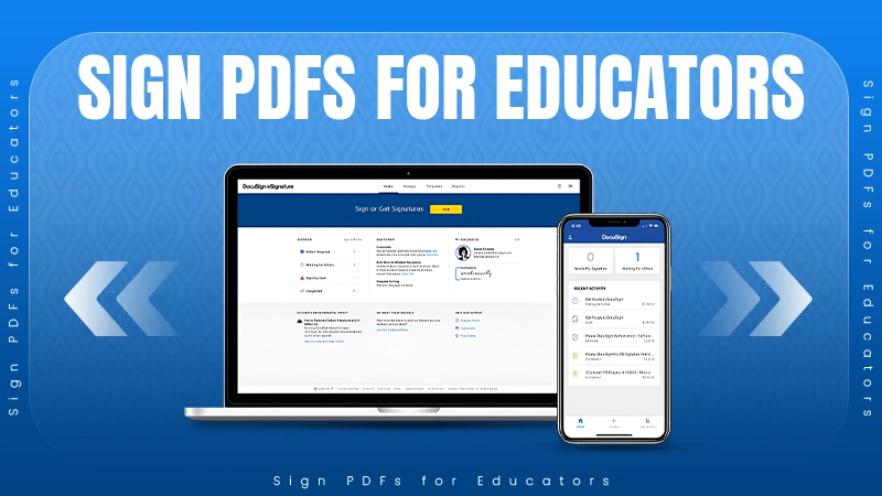 Sign PDFs for Educators