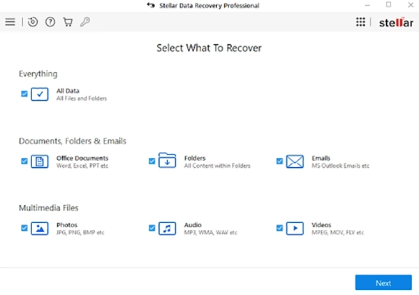Stellar Data Recovery
