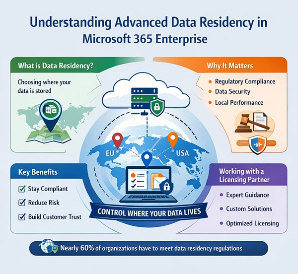 Understanding advanced data residency in Microsoft 365 enterprise. 
