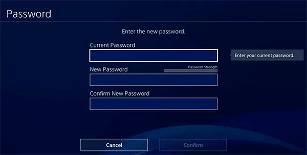 Create a new passwords