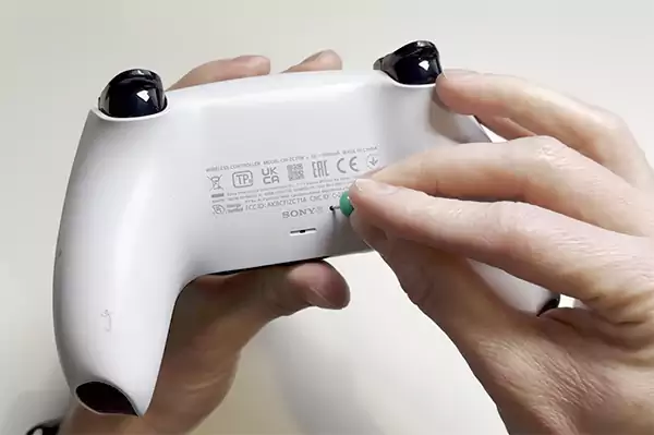 Press and hold the button