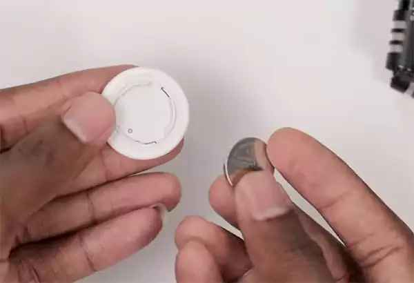 Remove the cover and battery