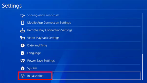 Settings Initialization
