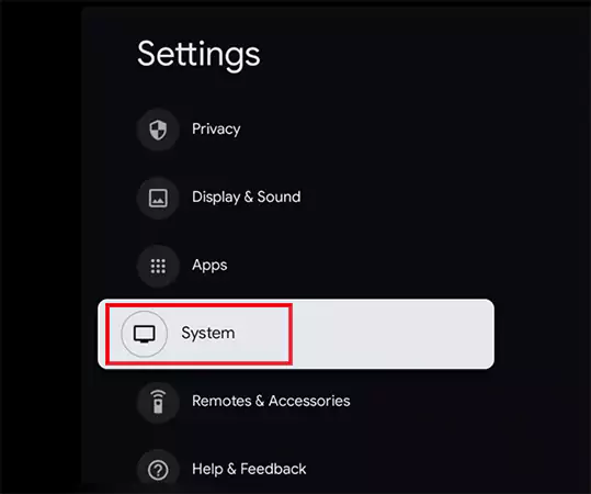 Settings System