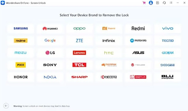 Device Manufacturer for Unlocking