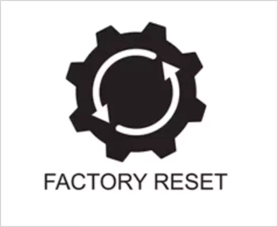 Factory reset