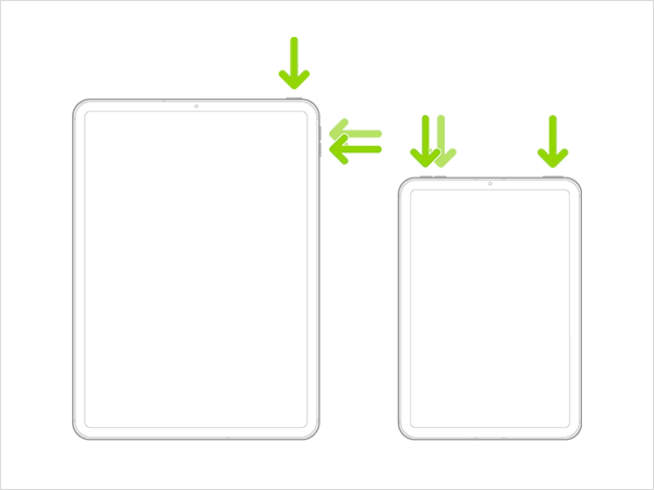 Press buttons to enter recovery mode