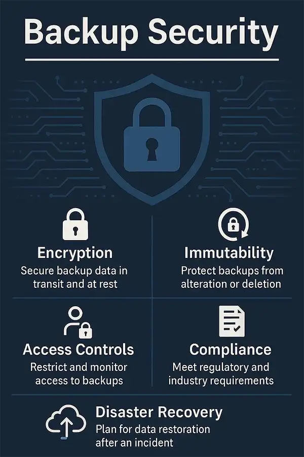 Secure backup workflows for high-performance remote access systems. 