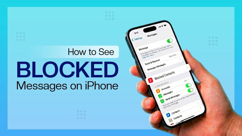 Blocked messageas on iphone
