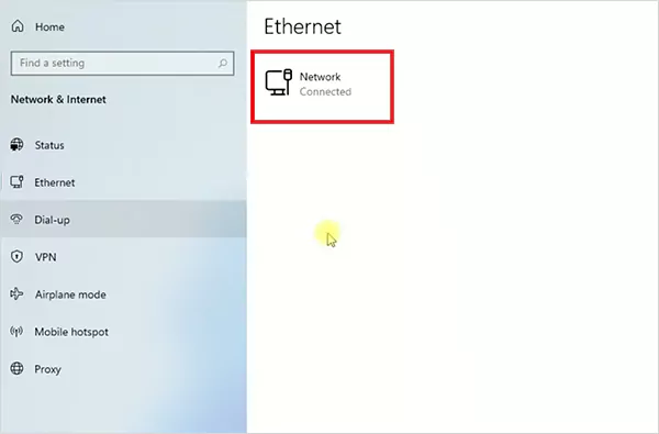 Select your network