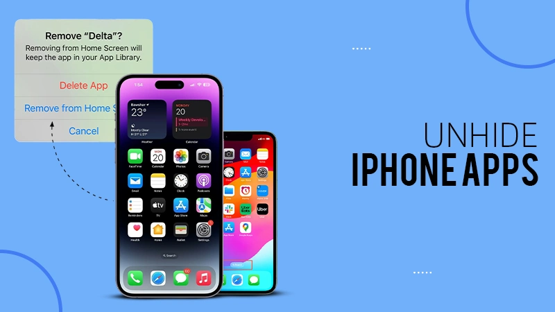 UNHIDE IPHONES APPS