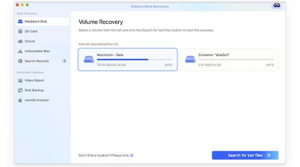 Cisdem recovery tools for Mac