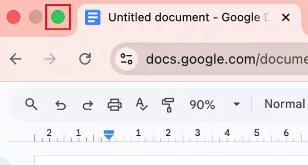 Click on the green button