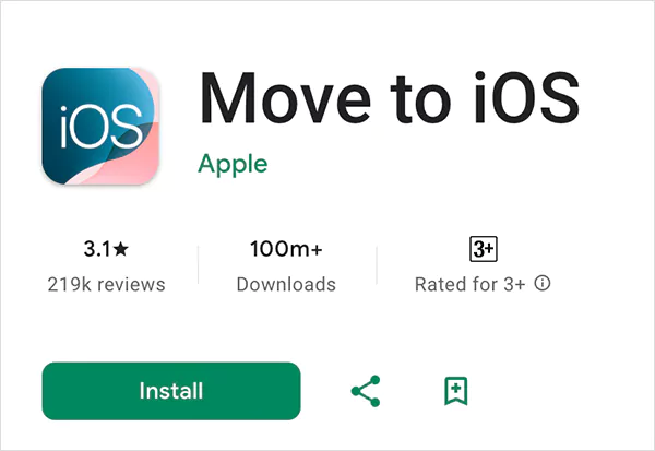 Install the Move to iOS app