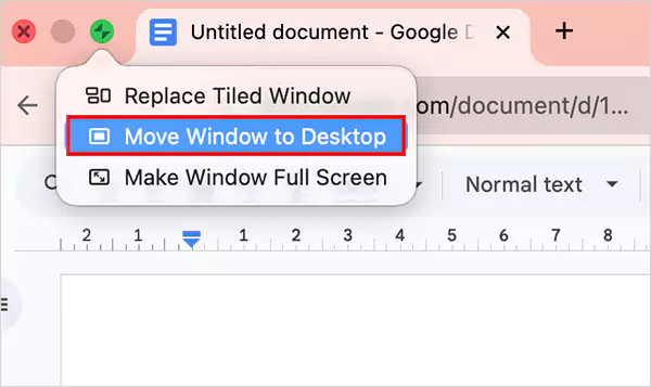 Move Window to Desktop