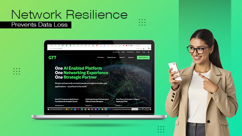 Network Resilience Prevents Data Loss