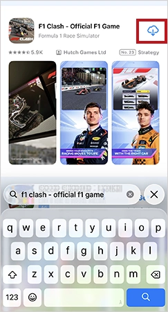 Search the app and redownload it