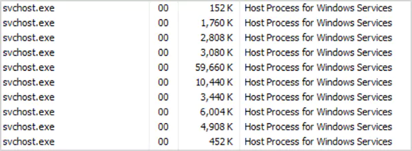 svchostexe processes