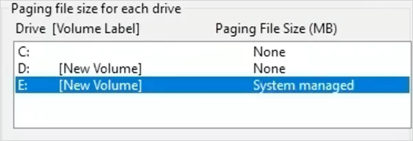 Select another drive