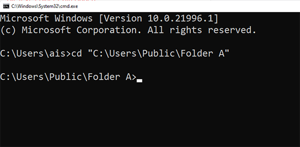 Successfully Changed the Directory