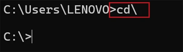 cd Command