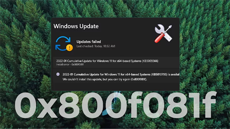 d-Error 0x800f081f