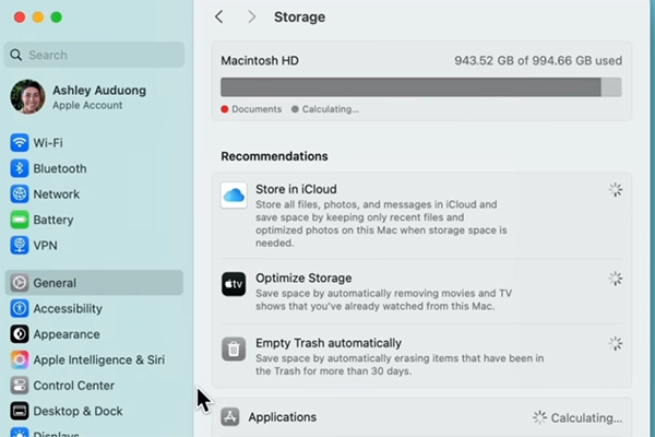 Apple’s Storage Recommendations