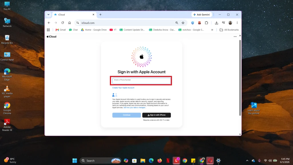 Sign in with your Apple Account